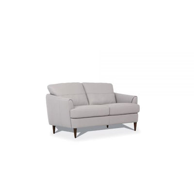 Acme Helena Loveseat Pearl Gray Leather