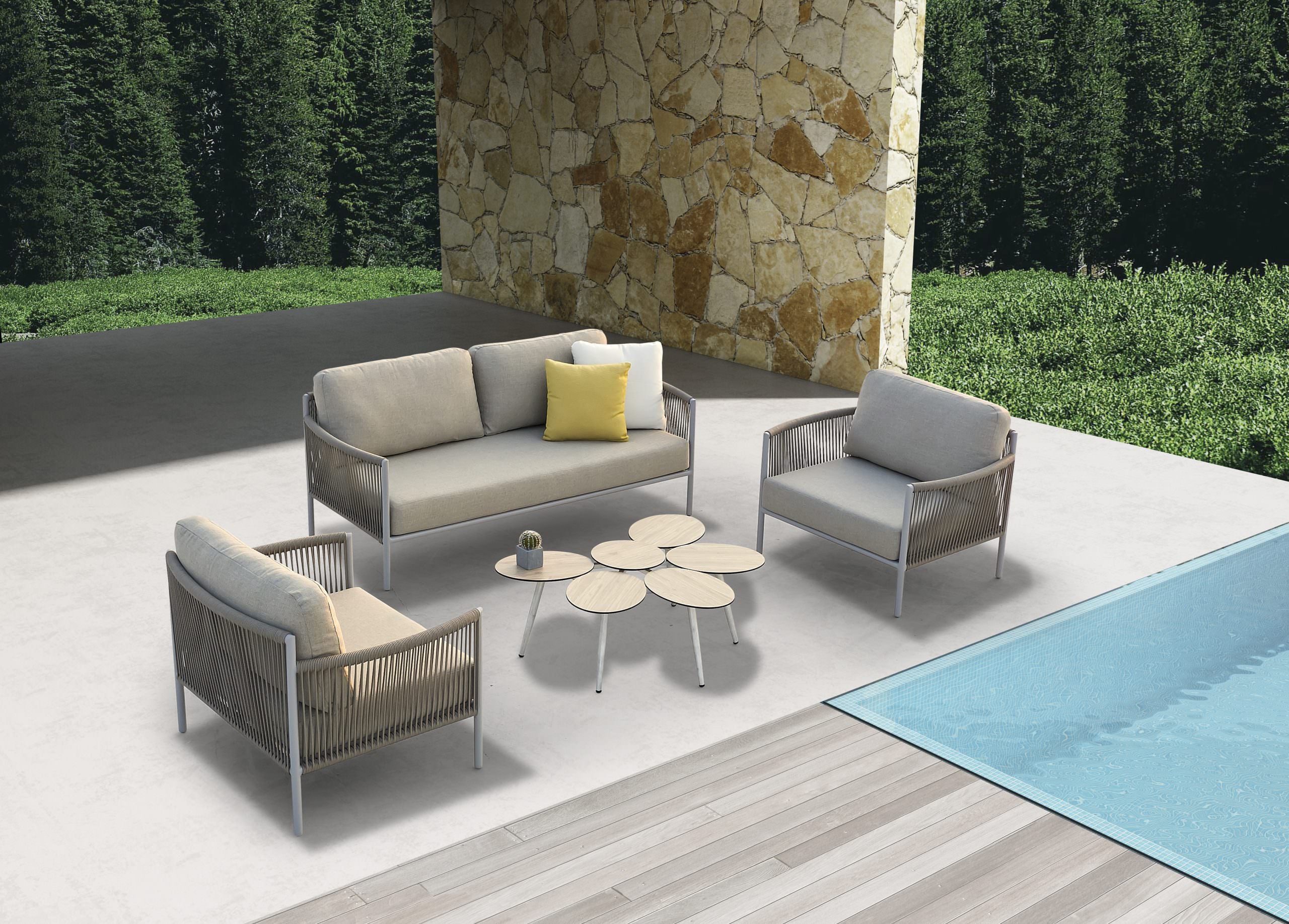 WhitelineMOD Catalina 4-Piece Outdoor Collection