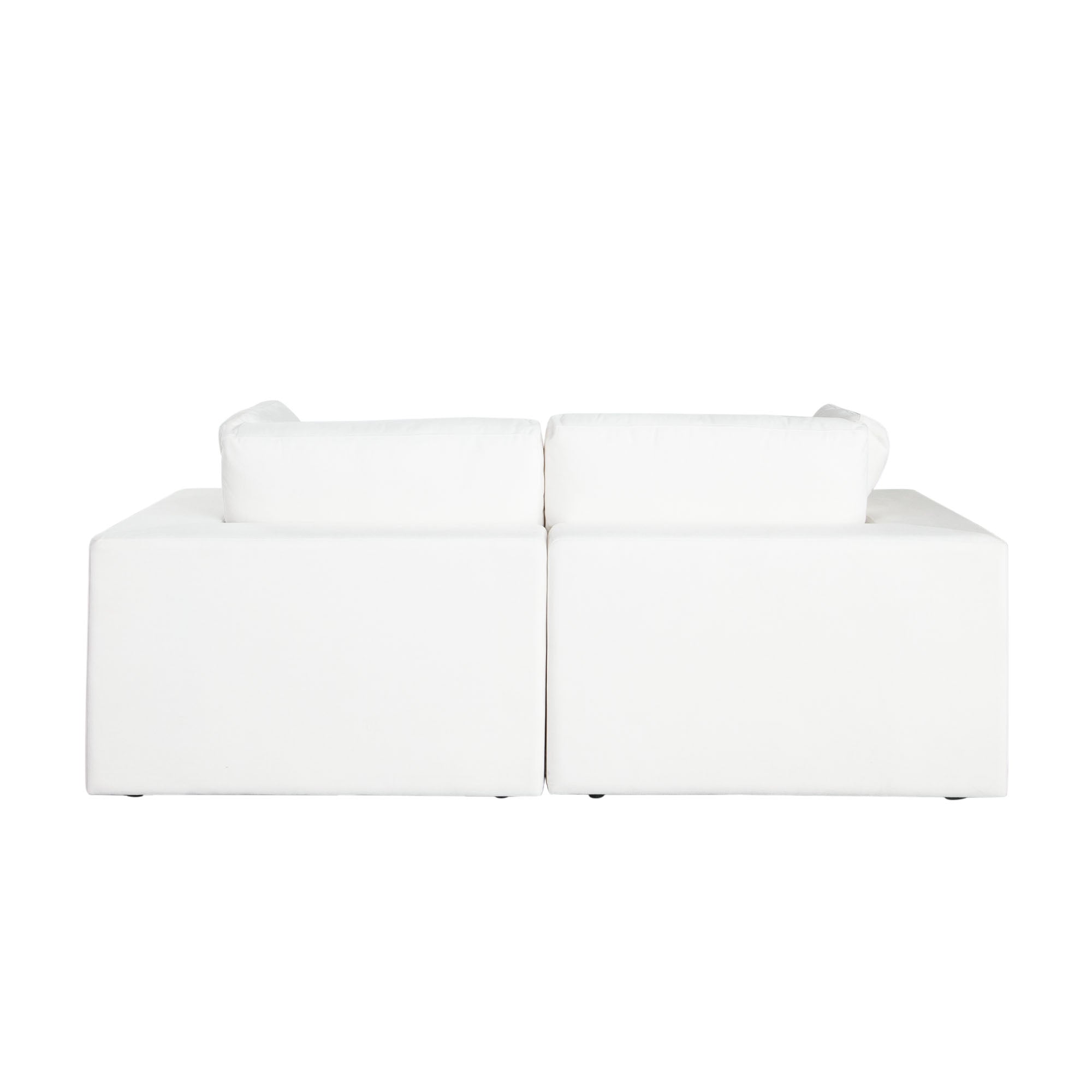 Diamond Sofa Muse 2pc Modular Sofa In Mist White Performance Fabric