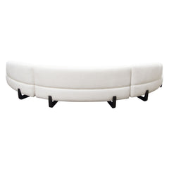 Diamond Sofa The Vesper Curved Modular Collection 3pc Modular Curved Armless Sofa and 2 Chaise
