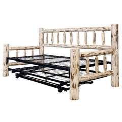 Montana Woodworks Montana Log Day Bed With Trundle